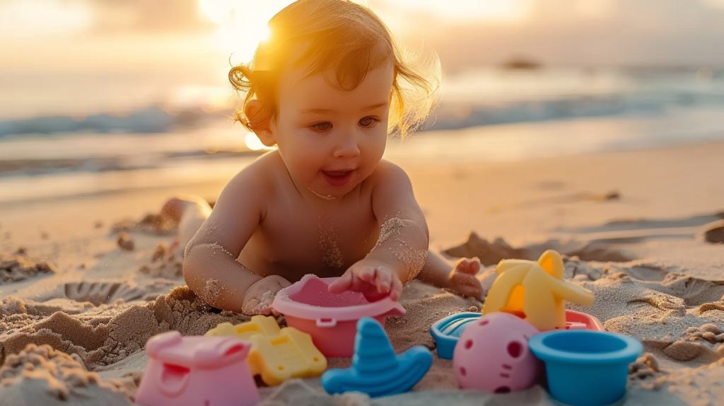silicone beach toys for kids outdoor play