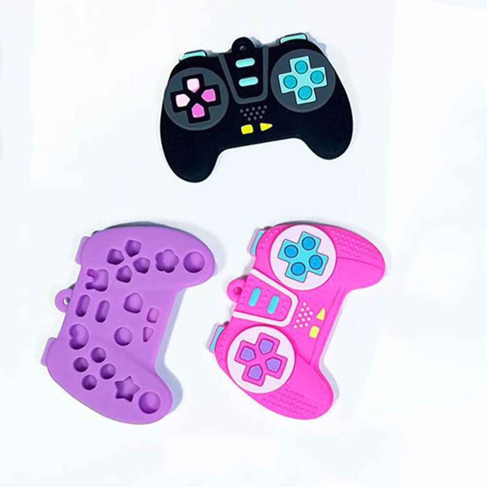 "Gamer Baby" Premium Silicone Controller Teether - Textured Sensory Toy (Single & Duo Packs) - Image 3