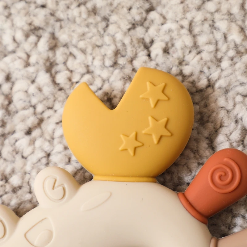 silicone crab teether for babies