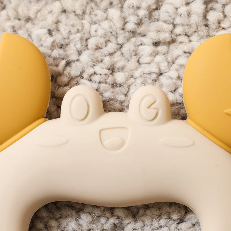 silicone crab teether for babies