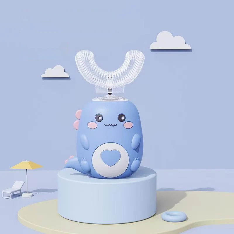 Kids' Smart 360° Electric U-Shaped Toothbrush - Sonic Dental Care for Toddlers - Image 4