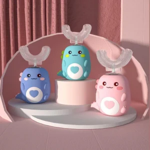 Kids' Smart 360° Electric U-Shaped Toothbrush - Sonic Dental Care for Toddlers
