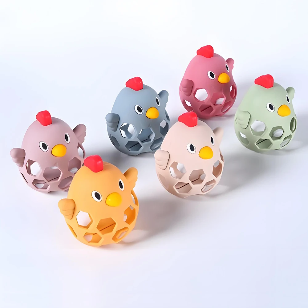 "Tiny Chick" Premium Silicone Teether - Flexible Easy-Grip Soothing Toy (Single & Packs) - Image 4